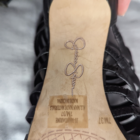 Jessica Simpson gladiator style heels - Picture 6 of 7